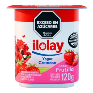 Yogur cremoso Ilolay Frutilla 120g